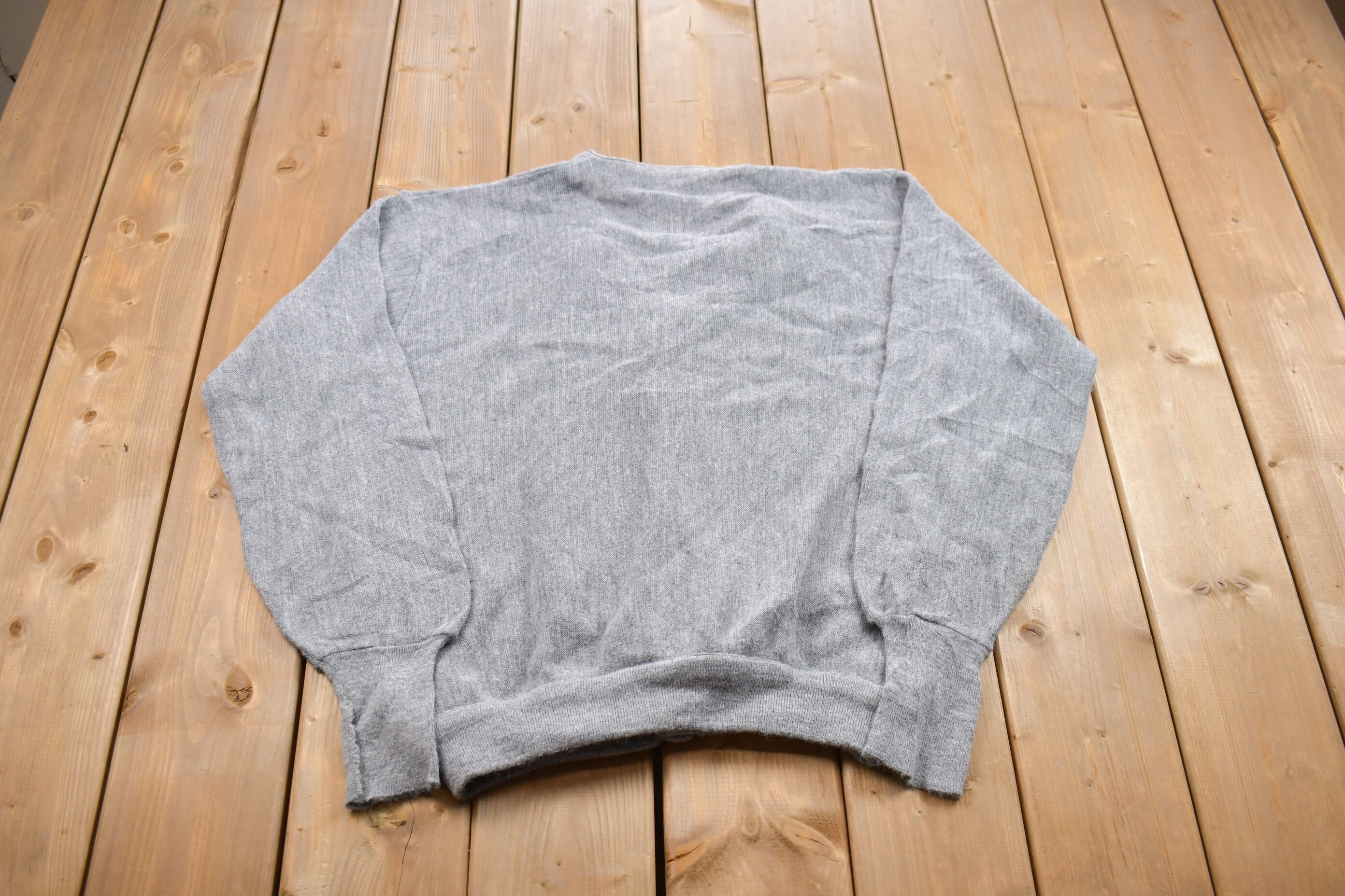 Vintage 1990s Grey Jeff Links Knitted Cardigan Sweater / - Etsy