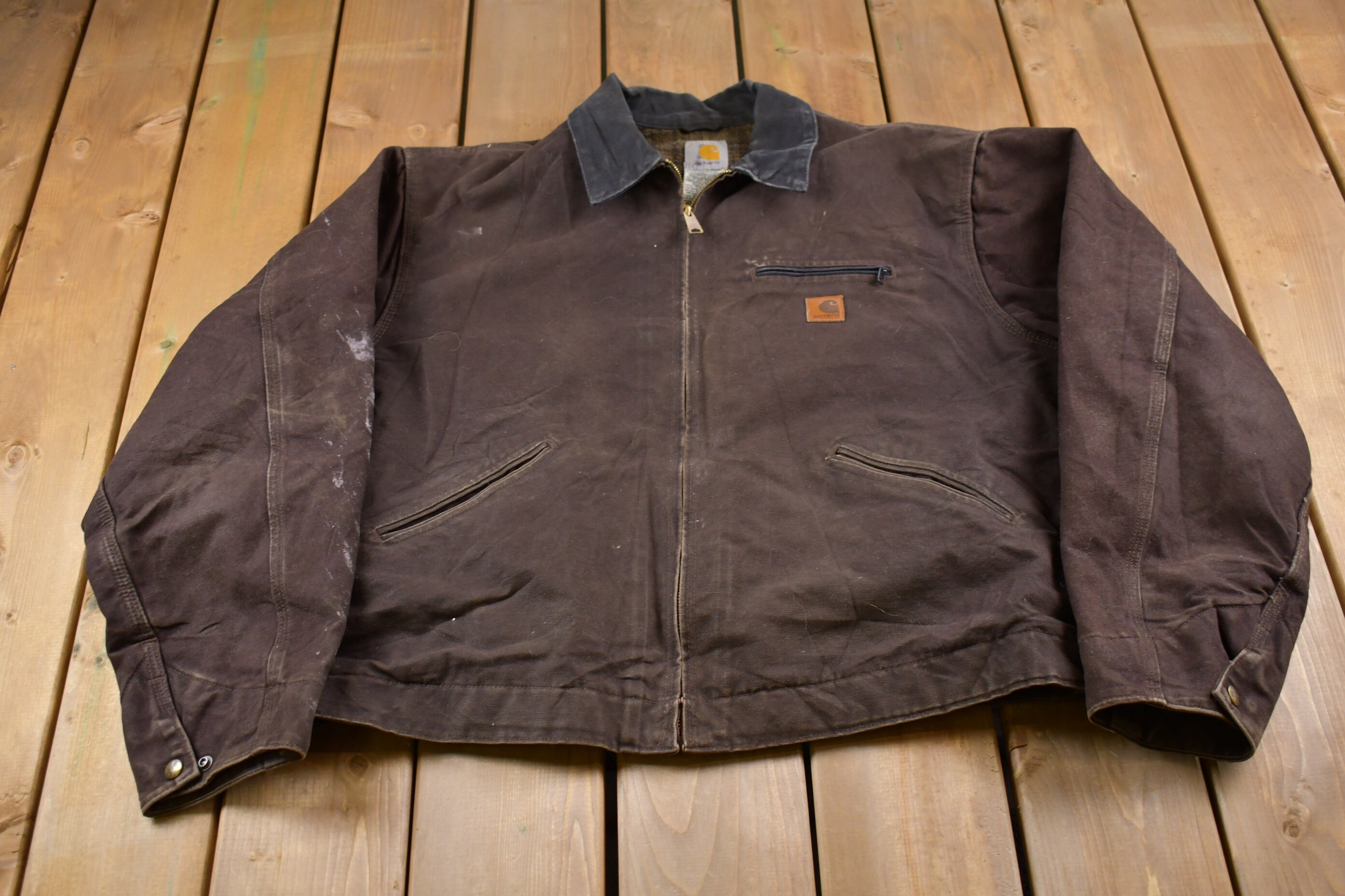 Vintage 1990s Carhartt Detroit Jacket / Workwear / Streetwear