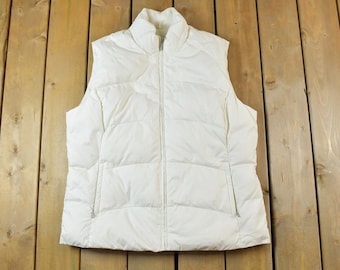 Vintage Y2K Eddie Bauer Premium Goose Down Puffer Jacket Vest
