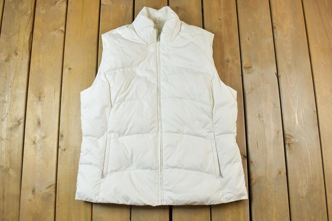 Vintage Y2K Eddie Bauer Premium Goose Down Puffer Jacket Vest - Etsy