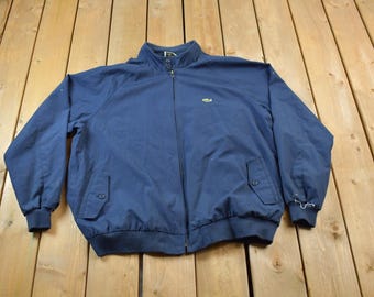 80年代 ラコステ リバーシブル ボンバージャケット メンズ XL 
