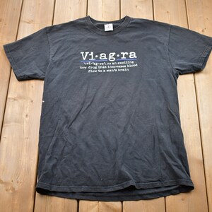 Vintage 1990s Viagra Graphic T-Shirt / Graphic / 80s / 90s / Streetwear / Retro Style / Funny Quote / Vintage Viagra