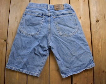 Vintage 1990s Wrangler Kid's Jean Shorts Size 12 / 90s Shorts / Streetwear Fashion / Bottoms / Light Wash / Vintage Jeans/ Jorts