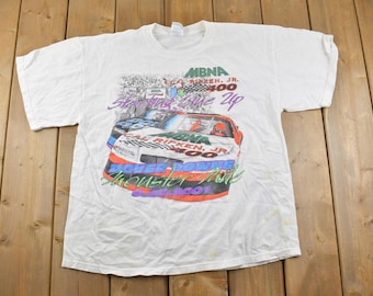 Vintage 2001 NASCAR Racing T-Shirt / Single Stitch / Racing Tee  / 90s Streetwear / Sportswear