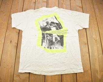 Vintage 1989 Levi's 501 Basketball Graphic T Shirt / Vintage Hoops T Shirt / Streetwear / Graphic Tee / Single Stitch / Made In USA