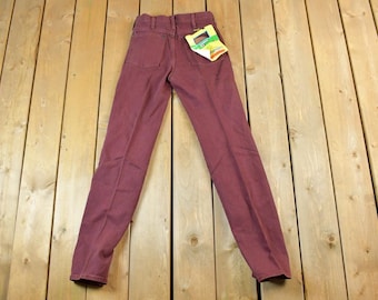Vintage 1970s Deadstock Wrangler Cowboy Cut Denim Jeans Size 28 / Vintage Denim / Vintage Levis / Retro Jeans