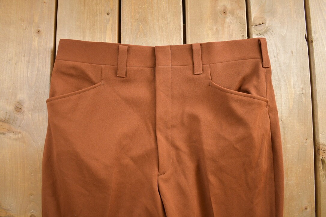 早割ex Vintage 38x32 Size Slacks Wool Knit Double Haggar 1980s パンツ