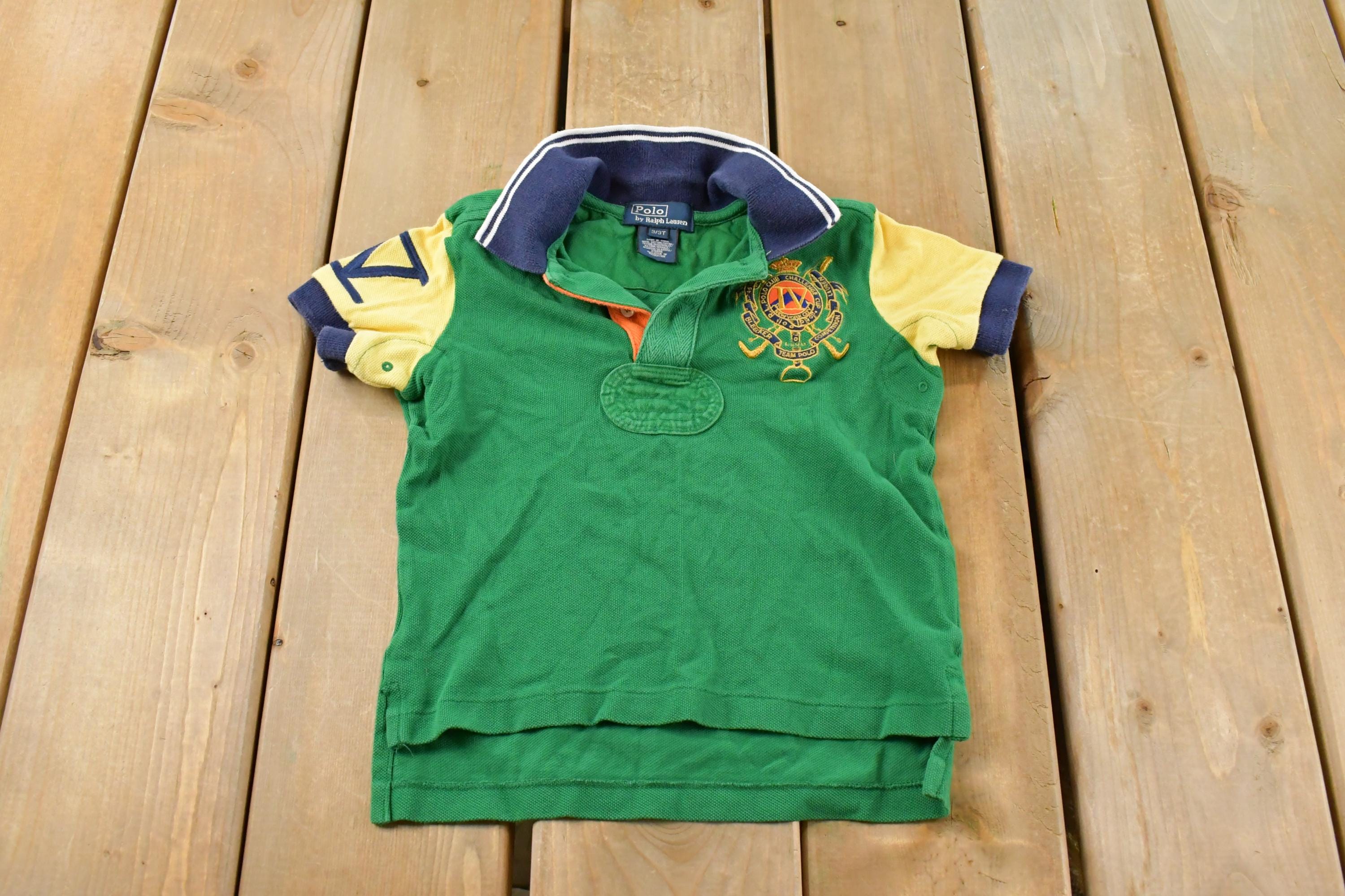 Vintage 1990s Polo Ralph Lauren Polo T-Shirt Toddler 3T / 90s Ralph Lauren / Streetwear / Pony Logo
