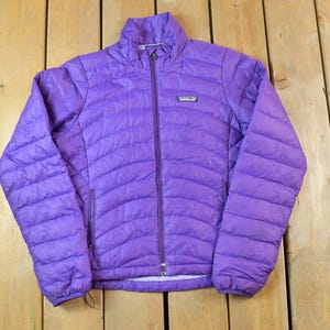 Vintage 1990s Womens Patagonia Zip Up Light Puffer Windbreaker Jacket