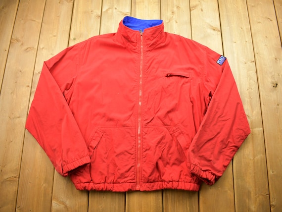 Vintage 1990s Polo Sport Fleece Lined Patchwork J… - image 1