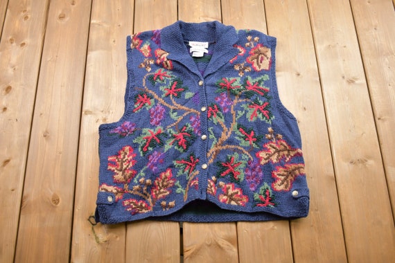 Vintage Talbots Hand Knitted Sweater 
