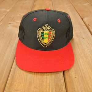 Vintage 1990s Diadora Two Tone Snap Back Hat / OSFA / 90s Hat / Vintage Snap Back / Souvenir Cap / Embroidered / Logo 7