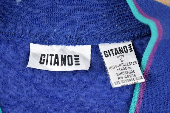 Vintage 1980s Gitano Deep V Neck Sweater / 80s St… - image 3