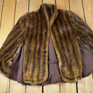 Vintage 1980s Brown Mink Fur Coat / Vintage Mink Jacket / Authentic Fur / Made In USA / True Vintage / International Furriers