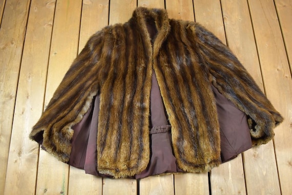 Vintage 1980s Brown Mink Fur Coat Vintage Mink Jacket