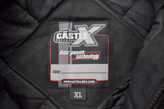 Vintage 1990s Castle Racing Jacket / Athleisure S… - image 4