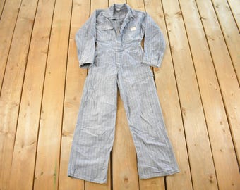 Vintage 1990's BIG MAC Denim Coveralls Youth 12 / Made in USA