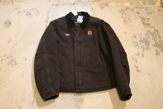 Vintage Carhartt / Full Zip Embroidered Workwear J