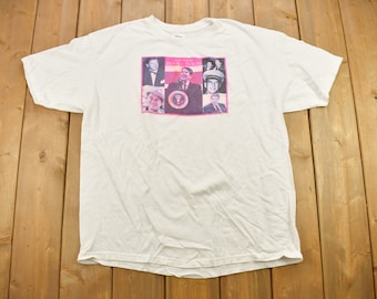 Vintage 1990s President Ronald Reagan T-Shirt / Graphic / USA T Shirt / Vintage American Presidential T Shirt