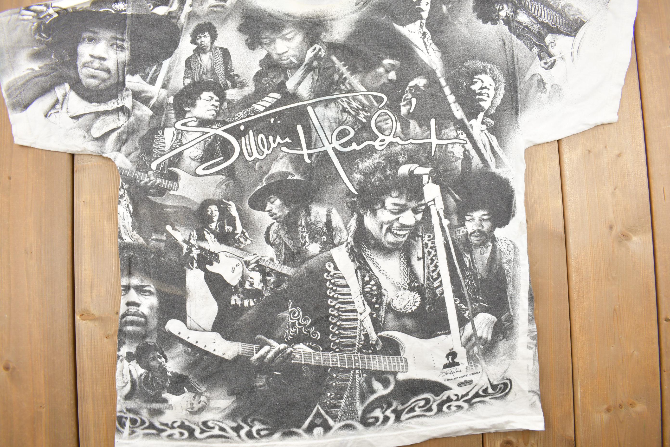 トップス 90s Jimi Hendrix vintage band Tshirt s-l400.jpg