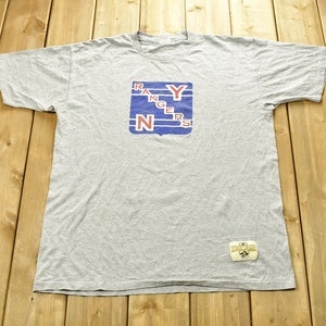 Vintage 1980s New York Rangers Hockey T-Shirt/ Made In USA / Single Stitch / NHL / 90s Streetwear / Athleisure / Sportswear
