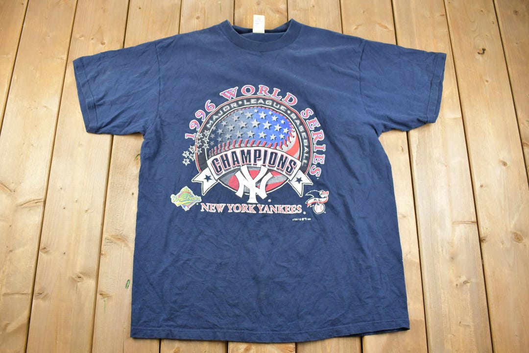長期未使用保管 MLB YANKEES ヤンキース 1996 WS 優勝記念 T Vintage New York Yankees 1996 World Series Champions T Shirt
