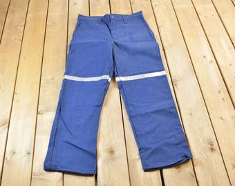 Vintage 1980s Proban FR-7A Fire Proof Work Pants Size 32 X 30 / 90s Carpenter Pants / Flame Resistant / Vintage Workwear / Made In Canada