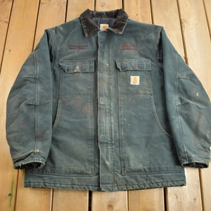 Vintage Carhartt Michigan Chore Jacket 1990s Size 54r Made Usa - Etsy