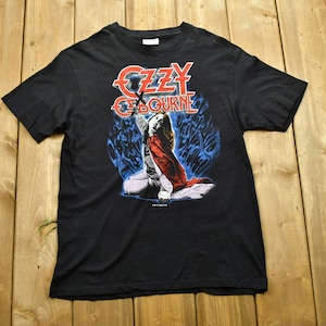 Vintage 1981 Ozzy Osbourne Band Graphic / Vintage T-Shirt / Single Stitch / Music Promo Print / Concert / Tour / Made In USA / Retro Style