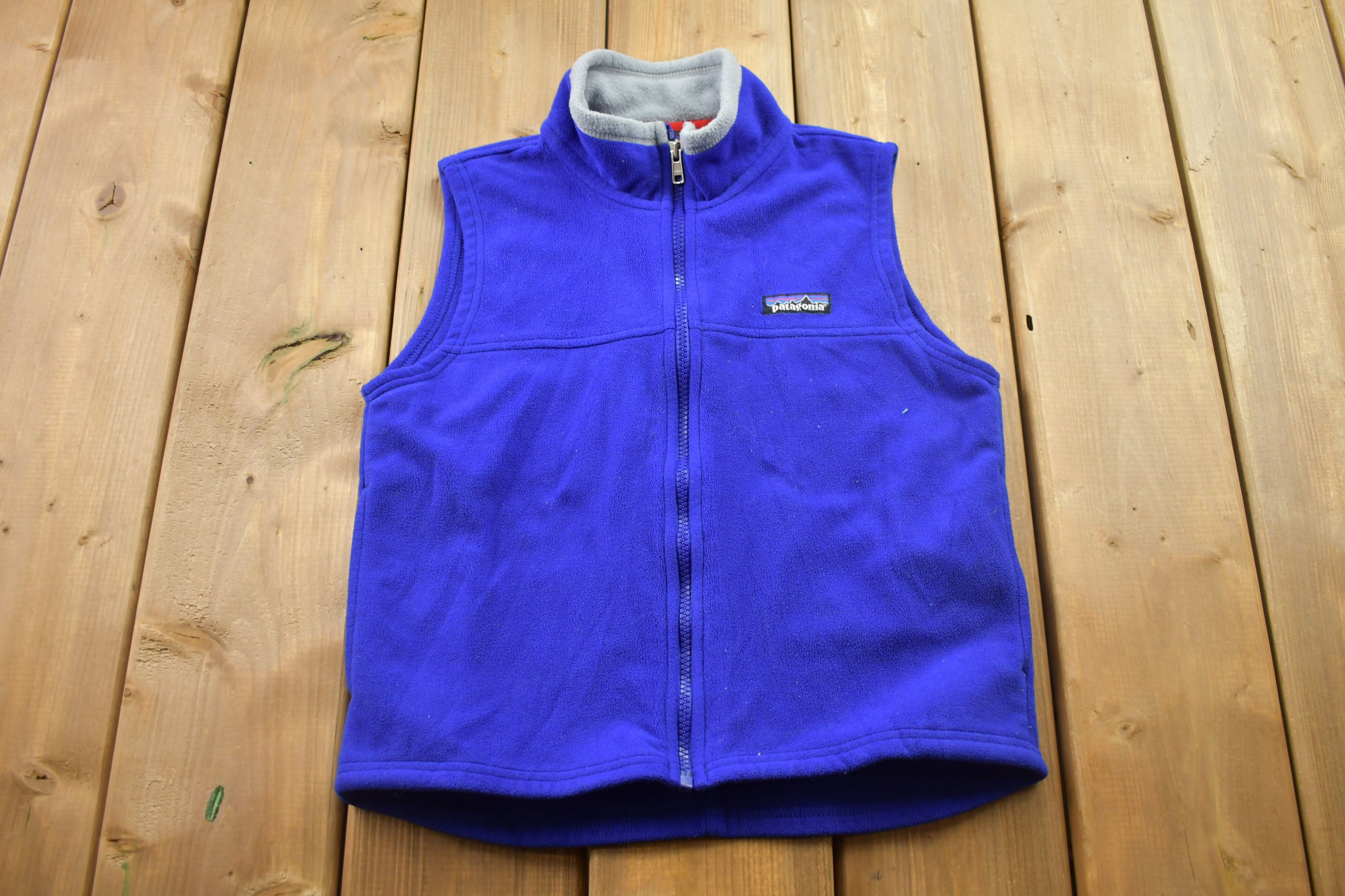 Vintage 1987 Youth Sized Patagonia Fleece Vest Sportswear / - Etsy