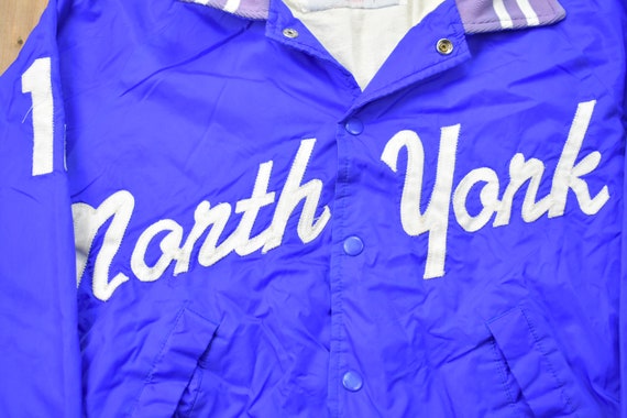 Vintage 1980s North York Varsity Jacket / Athleis… - image 3