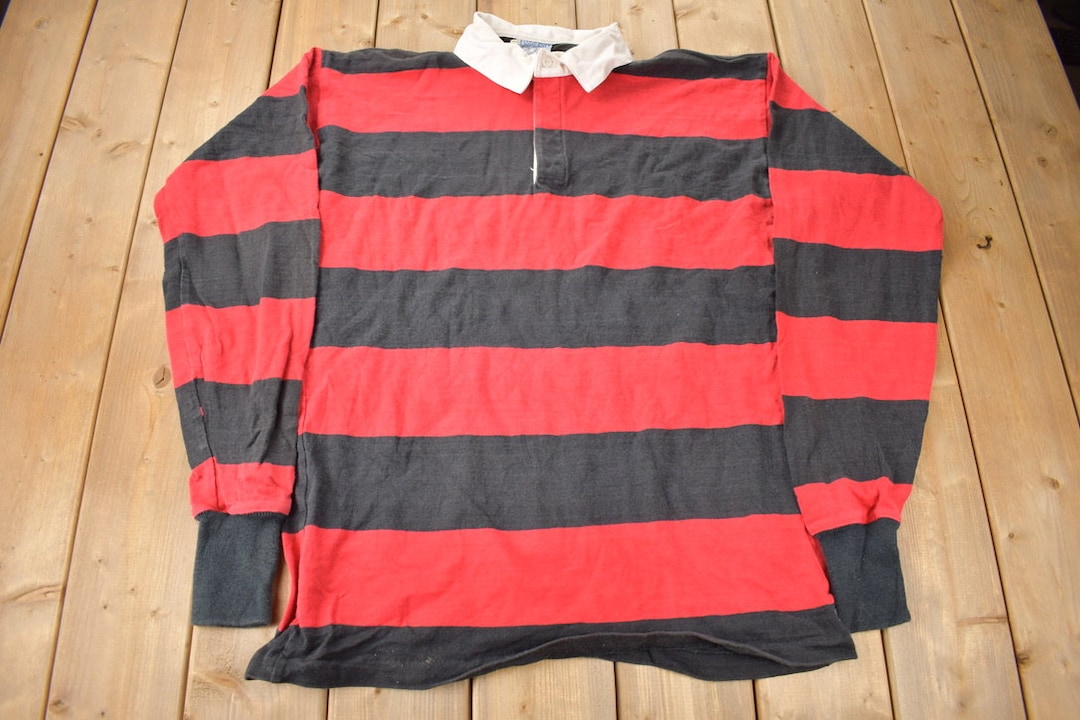 2000'S Lands' End logo sweatshirt, men's size M cotton navy blue type Vintage Second Hand