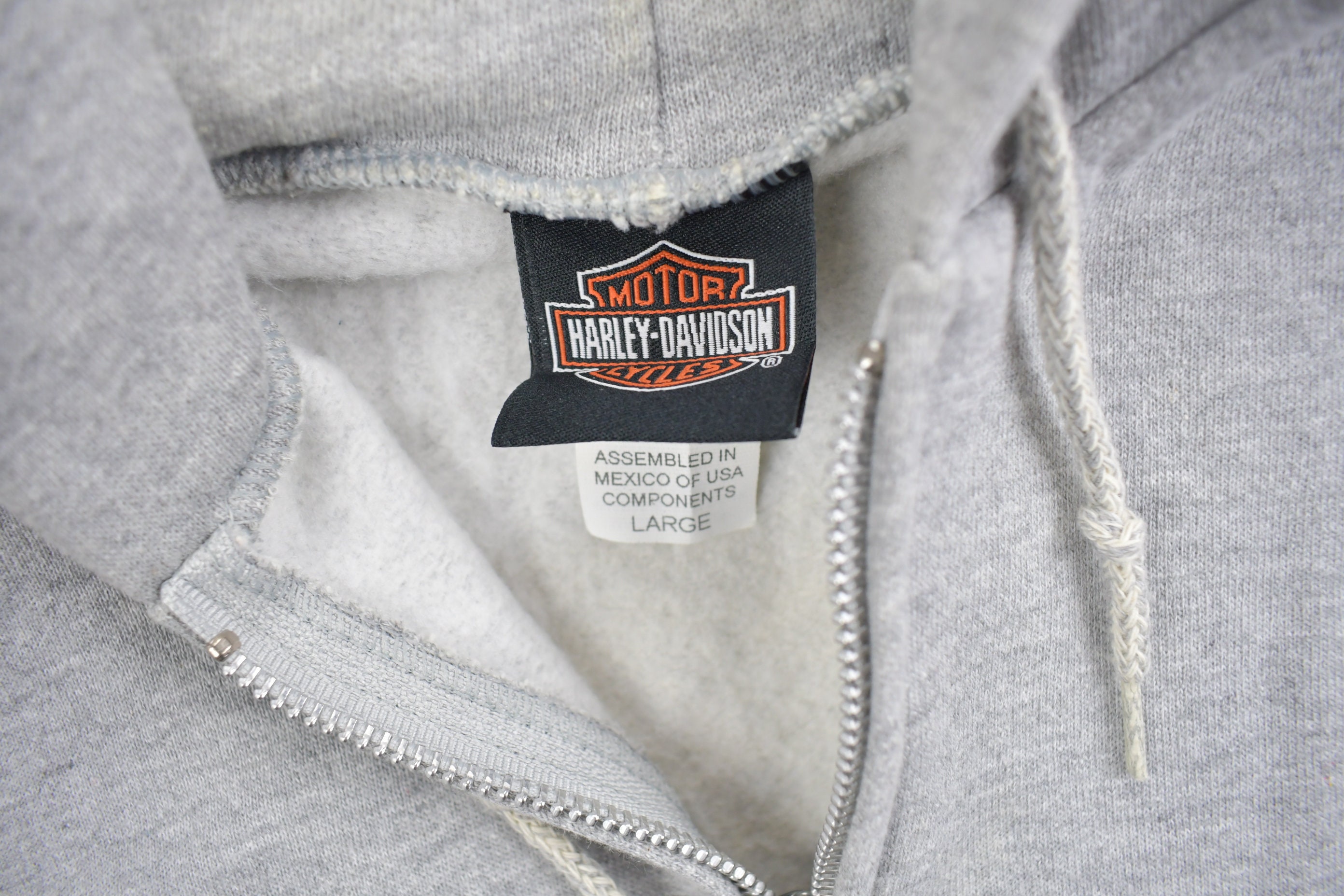 Vintage 2001 Harley Davidson Racine Wisconsin Zip up Hoodie / Etsy