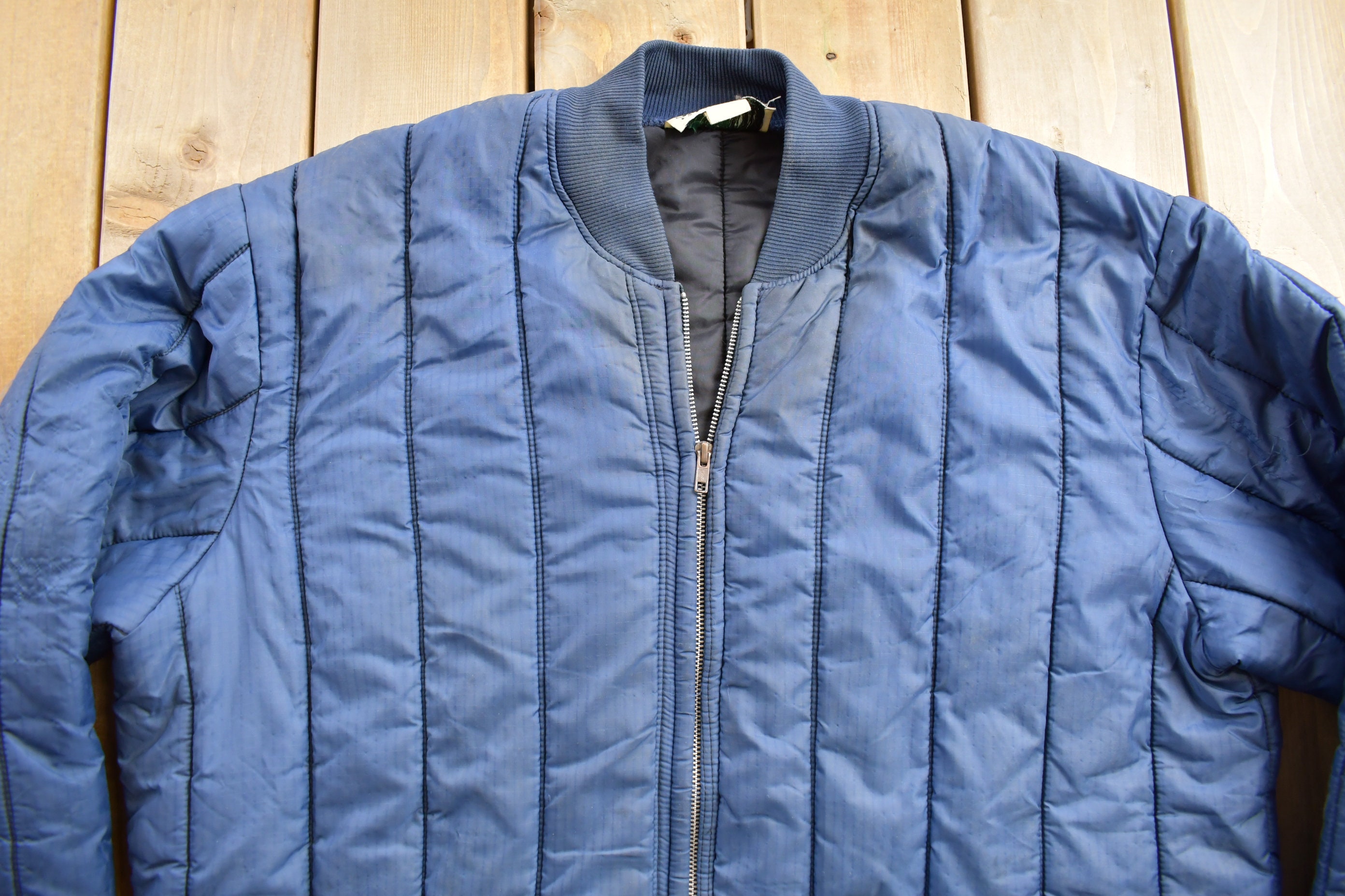 Vintage 1980s Samco Freezerwear Hollofil Puffer Jacket Vintage Bubble Jacket Winter Made In Usa Industrial Freezer Work Wear