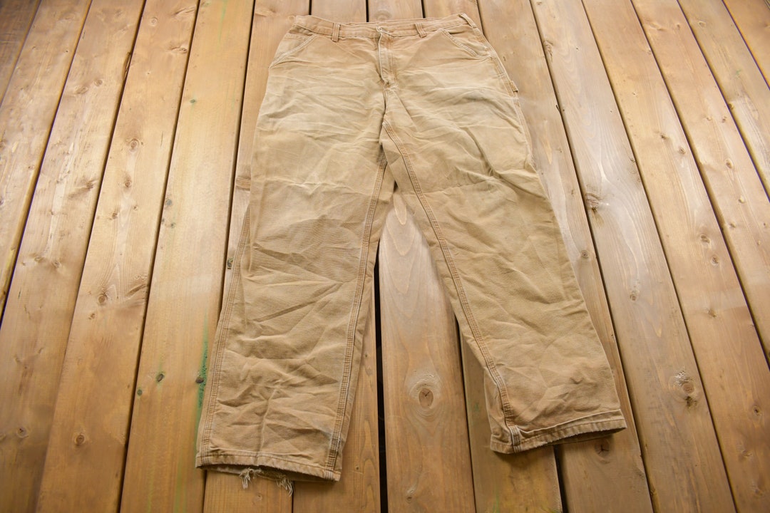 Vintage 1990s Carhartt Work Pants Size 34 X 30 / 90s Carpenter