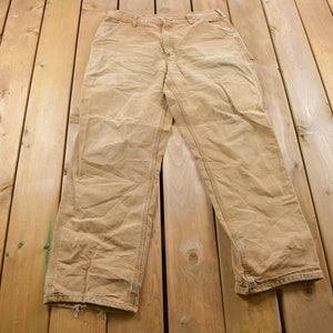 Vintage 1990s Carhartt Work Pants Size 34 x 30 / 90s Carpenter Pants / Hype Vintage / Distressed Carhartt / Vintage Workwear