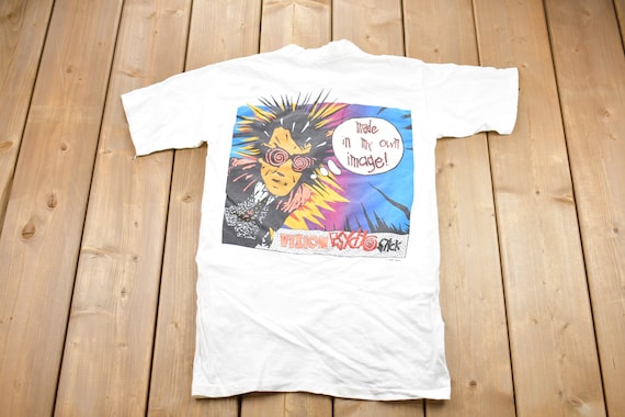 Vintage 1986 Vision Street Wear Psycho Stick Graphic T-shirt