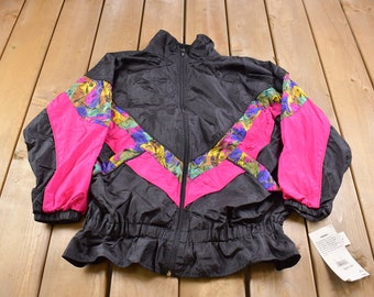 Vintage Japanese Brand Current Stage Bomber Style | Depop