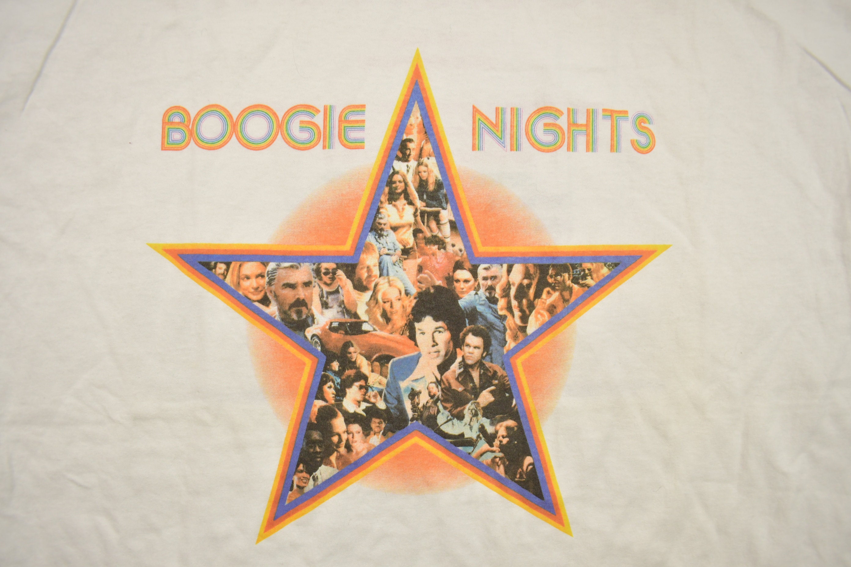 90s USA製 Boogie Nights 映画 Tシャツ スター ブラック Boogie Nights 