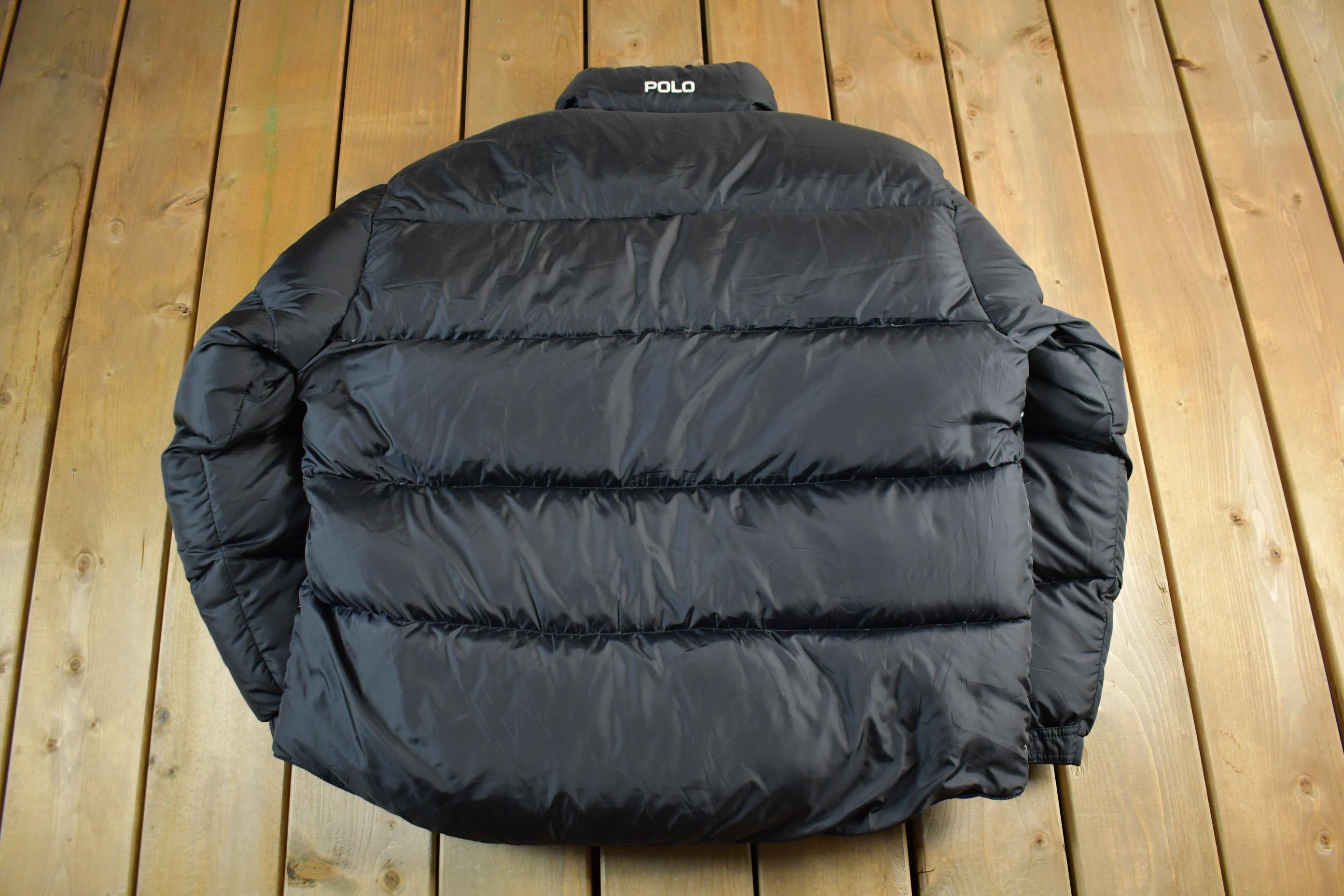 Vintage 1990s Ralph Lauren Polo Sport Down Puffer Jacket Men
