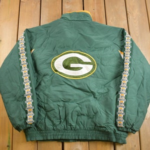 Vintage 1990s Green Bay Packers Full Zip Jacket / Vintage Packers / Streetwear / 1990s NFL / Embroidered / Outerwear / Game Day by Phenom