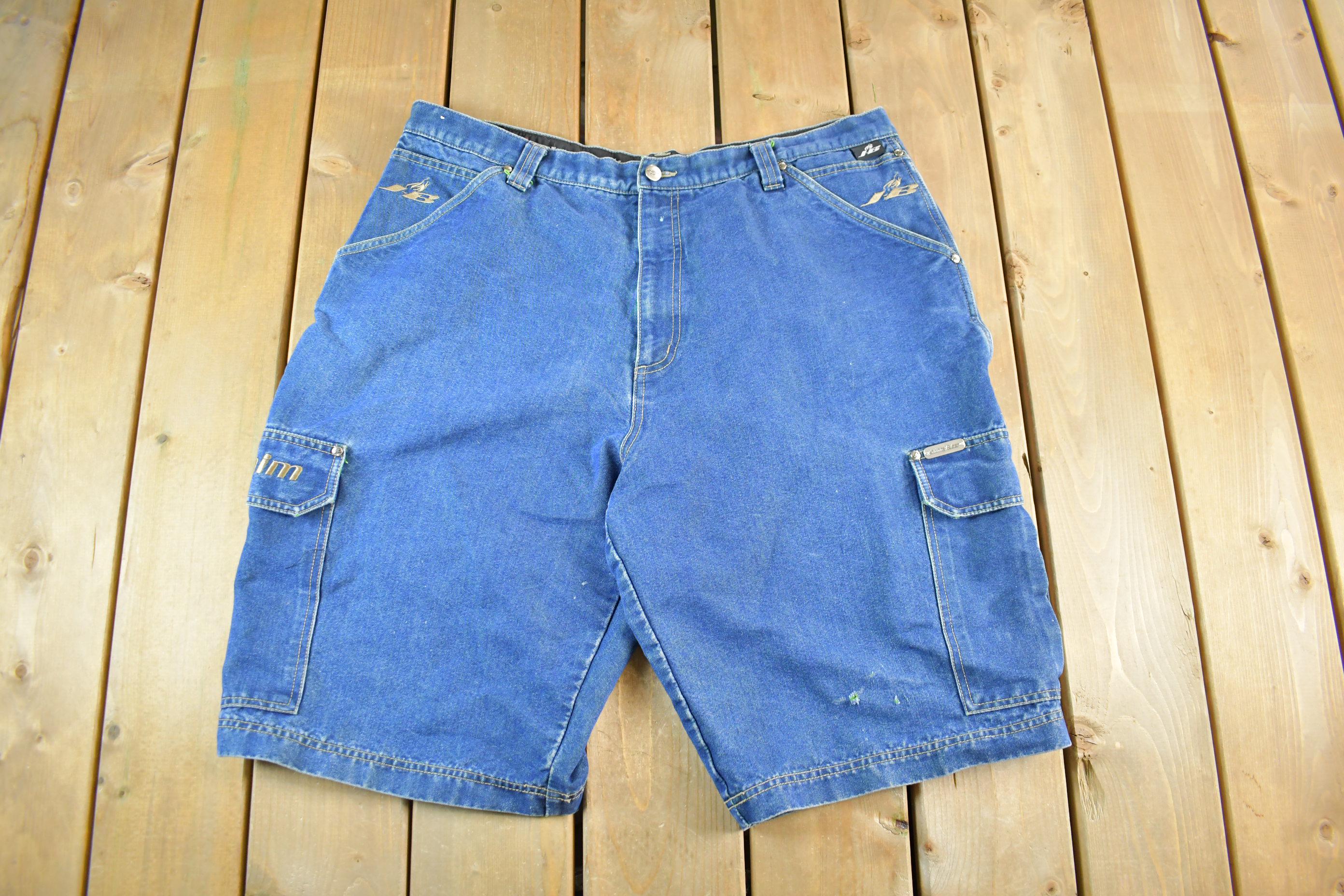 Vintage Y2K Johnny Blazer Denim Carpenter Shorts Size 40 / 2000s