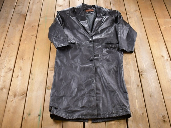 Vintage 1990s Cayenne Leather Jacket / Fall Outerwear / Leather