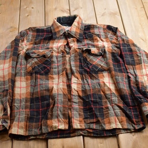 Vintage 1990s Cranbrook Plaid Wool Flannel Button Up Shirt / 1990s Button Up / Vintage Flannel / Plaid Shirt / Button Down / Wool Flannel