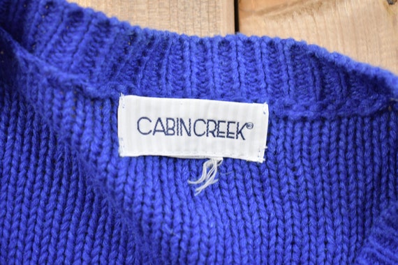 Vintage 1990s Cabin Creek Knitted Sweater / Vinta… - image 3