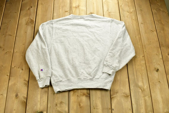 Vintage 1990s Champion Embroidered Sweatshirt / V… - image 2