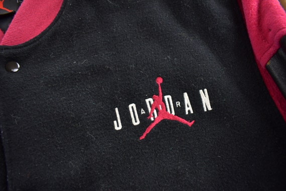 Vintage 1990s Nike Air Jordan Wool & Leather Vars… - image 4