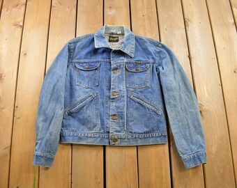 ジャケット・アウター 70s wrangler 124MJ SIZE42 Vintage 1970s WRANGLER 124MJ Denim Jacket Size M/L Made in