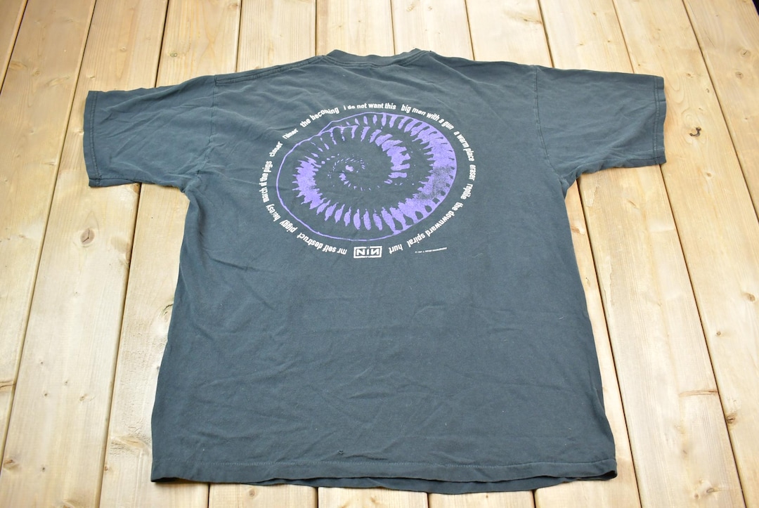 Nine inch nails Vintage tee バンドTEE 1994 Vintage 1994 Nine Inch Nails the Downward Spiral Tour T-shirt