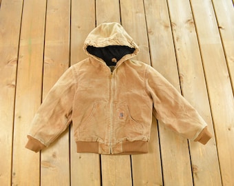 Vintage Y2K Carhartt Work Jacket Youth Medium / Workwear / 2000s Baby Carhartt
